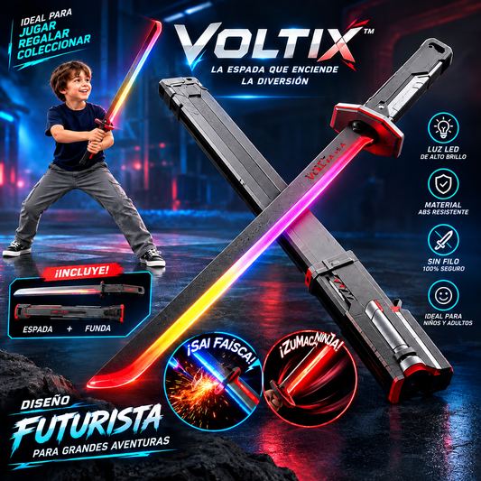 VOLTIX⚔️ con Sonido, Chispas y Humo. Estas listo para la batalla!